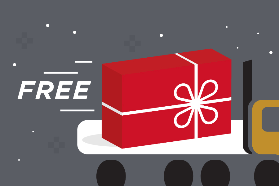 free shipping during holiday season